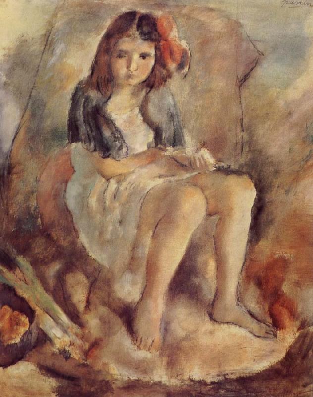 Jules Pascin The Girl want to be Cinderella Norge oil painting art